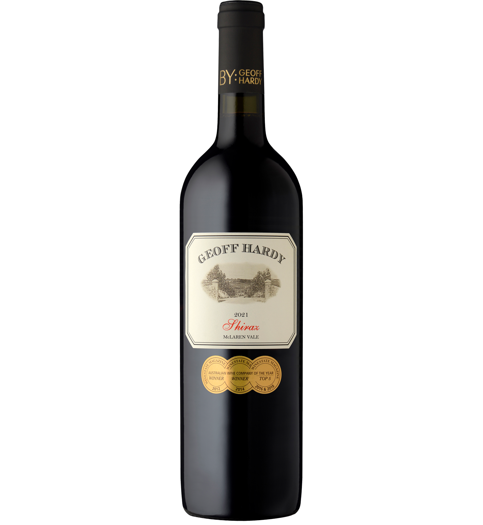 2021 Geoff Hardy Gate Label Shiraz